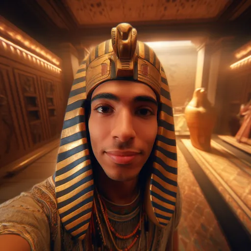 Selfie of Pharaoh