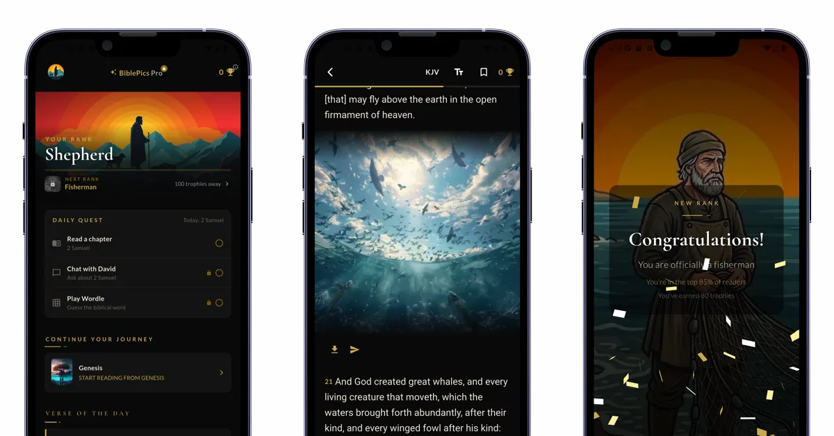 BiblePics - AI generated Bible images