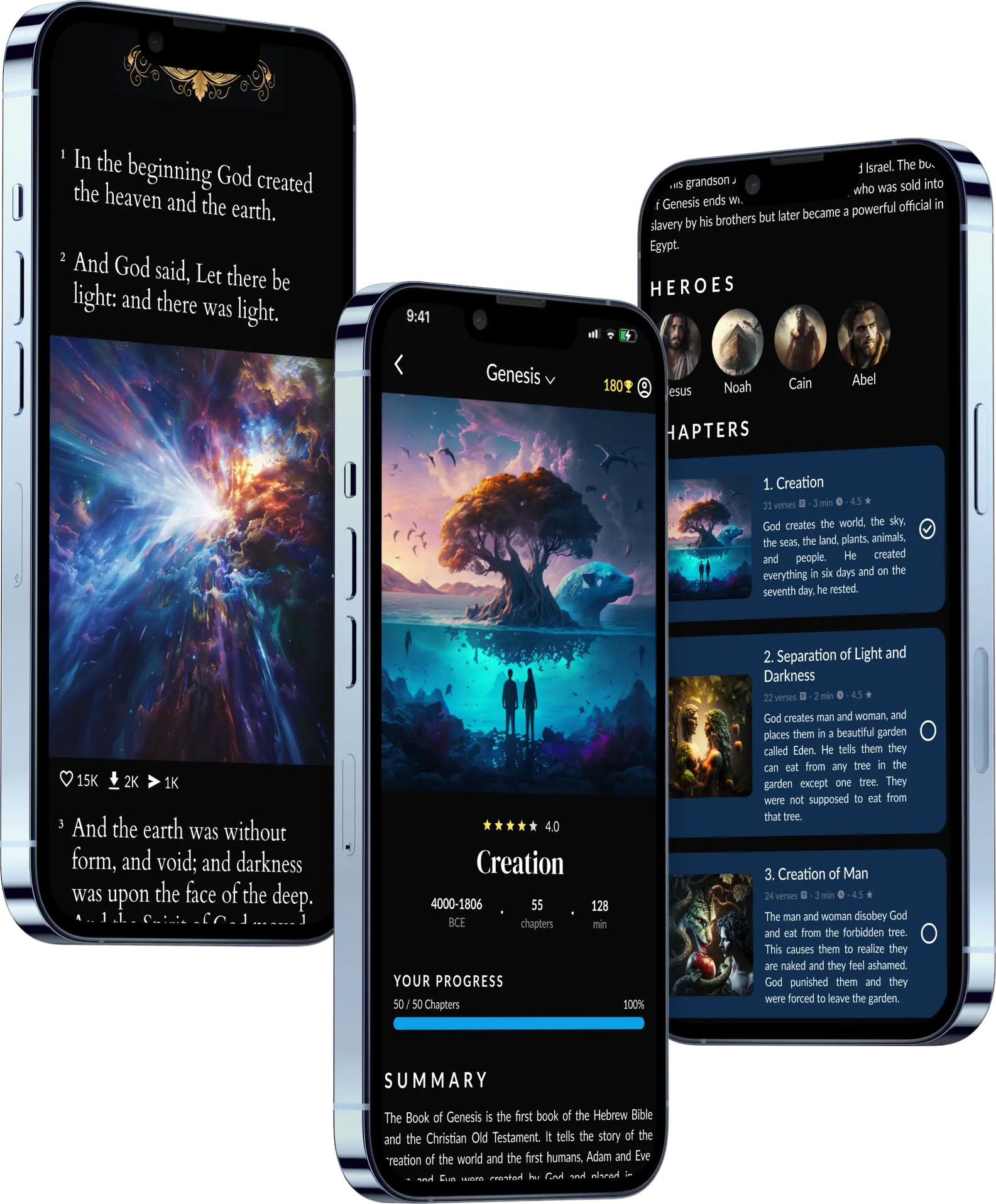 Read the Bible with AI-generated images
